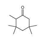 2,3,3,5,5-Pentamethylcyclohexanon结构式