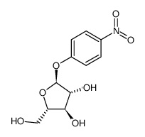 4-硝基苯基Β-D-吡喃核糖苷结构式