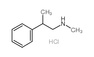 N-甲基-Β-甲基苯乙胺结构式