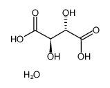 Meso-tartaric acid monohydrate Structure