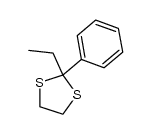 Propiophenone ethane-1,2-diyl dithioacetal结构式
