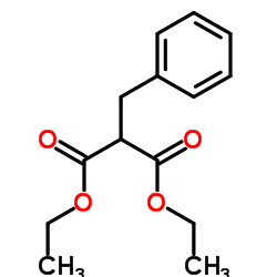 Diethyl benzylmalonate structure
