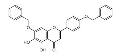 4',7-dibenzyl scutellarein Structure