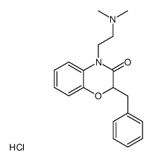 2-benzyl-4-(2-dimethylamino-ethyl)-4H-benzo[1,4]oxazin-3-one, hydrochloride结构式
