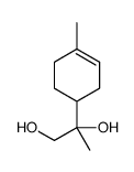 2-(4-methyl-3-cyclohexen-1-yl)propane-1,2-diol结构式