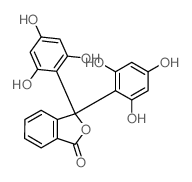 1(3H)-Isobenzofuranone, 3,3-bis(2,4,6-trihydroxyphenyl)-结构式