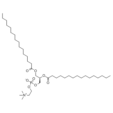 1,2-二棕榈酰-sn-甘油-3-磷酰胆碱图片