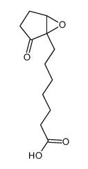 (+/-)-7-(1,2-epoxy-5-oxocyclopentyl)-heptanoic acid Structure