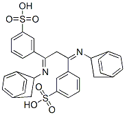 3,3'-[Methylenebis[4,1-phenylene(ethylimino)methylene]]bis(benzenesulfonic acid) Structure