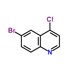 4-氯-6-溴喹啉结构式
