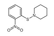 1-(2-nitrophenyl)sulfanylpiperidine Structure