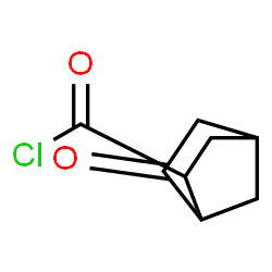 Bicyclo[2.2.1]heptane-2-carbonyl chloride, 6-oxo-, endo- (9CI) Structure