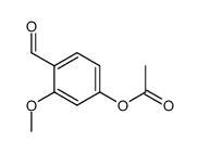 4-acetoxy-2-methoxy-benzaldehyde结构式