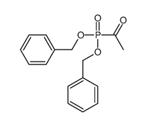 1-bis(phenylmethoxy)phosphorylethanone Structure
