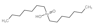 diheptylarsinic acid Structure