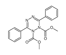 dimethyl 3,6-diphenyl-1,2,4,5-tetrazine-1,2-dicarboxylate Structure