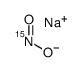 Sodium nitrite -<<15>>N Structure