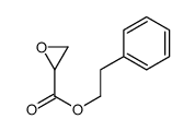 2-Oxiranecarboxylic acid 2-phenylethyl ester Structure