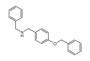 BENZYL-(4-BENZYLOXYBENZYL)AMINE Structure