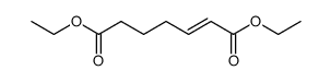 Diethyl 2-Heptenedioate Structure
