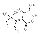 dimethyl 2-(4,4-dimethyl-2-oxo-oxolan-3-ylidene)propanedioate结构式