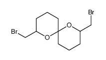2,8-bis(bromomethyl)-1,7-dioxaspiro[5.5]undecane Structure