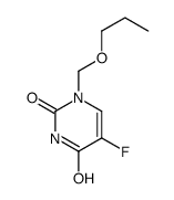 5-fluoro-1-(propoxymethyl)pyrimidine-2,4-dione Structure