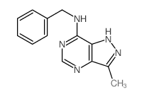 1H-Pyrazolo[4,3-d]pyrimidin-7-amine,3-methyl-N-(phenylmethyl)-结构式