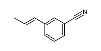 trans-1-(3-cyanophenyl)prop-1-ene Structure