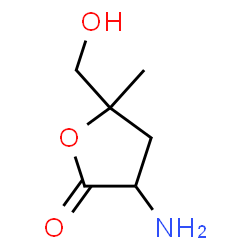 L-erythro-Pentonic acid, 2-amino-2,3-dideoxy-4-C-methyl-, gamma-lactone (9CI) Structure