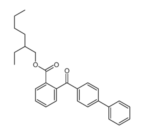 2-ethylhexyl 2-(4-phenylbenzoyl)benzoate Structure