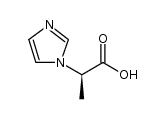 (R)-2-(1-咪唑基)丙酸结构式