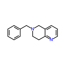 6-苄基-5,6,7,8-四氢-1,6-萘啶结构式