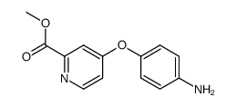 methyl 4-(4-aminophenoxy)picolinate Structure