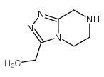 3-乙基-5,6,7,8-四氢-1,2,4-三唑并[4,3-a]吡嗪结构式