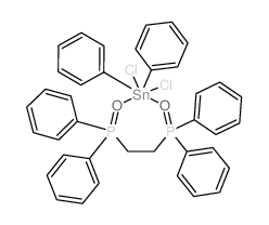 dichloro-diphenyl-stannane; (2-diphenylphosphorylethyl-phenyl-phosphoryl)benzene structure