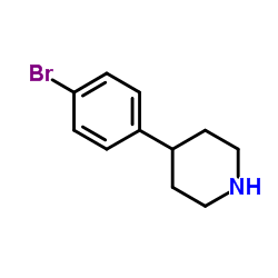 4-(4-溴苯基)哌啶结构式