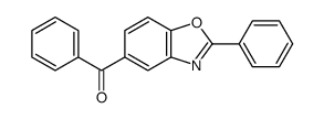 phenyl-(2-phenyl-1,3-benzoxazol-5-yl)methanone结构式