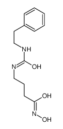 N-hydroxy-4-(2-phenylethylcarbamoylamino)butanamide Structure