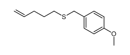 sulfure de p-methoxybenzyle et de pentene-4 yle-1结构式
