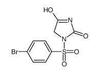 1-((4-bromophenyl)sulfonyl)hydantoin结构式