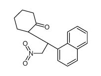 (2S)-2-[(1R)-1-naphthalen-1-yl-2-nitroethyl]cyclohexan-1-one Structure