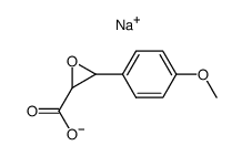sodium 3-(4-methoxyphenyl)oxiran-2-carboxylate Structure