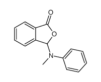 3-(N-methyl-anilino)-phthalide结构式