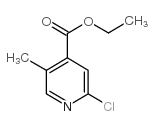 2-氯-5-甲基吡啶-4-羧酸乙酯结构式