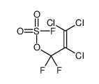 1,1,2-trichloro-3,3-difluoro-3-fluorosulfonyloxyprop-1-ene结构式