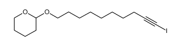 10-Iodo-1-(2-tetrahydropyranyloxy)-9-decyne Structure