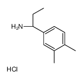 (R)-1-(3,4-二甲基苯基)丙胺盐酸盐结构式
