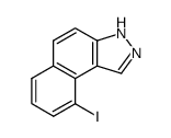 9-iodo-3H-benz(e)indazole结构式