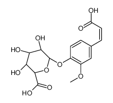 Ferulic Acid 4-O-β-D-Glucuronide Structure